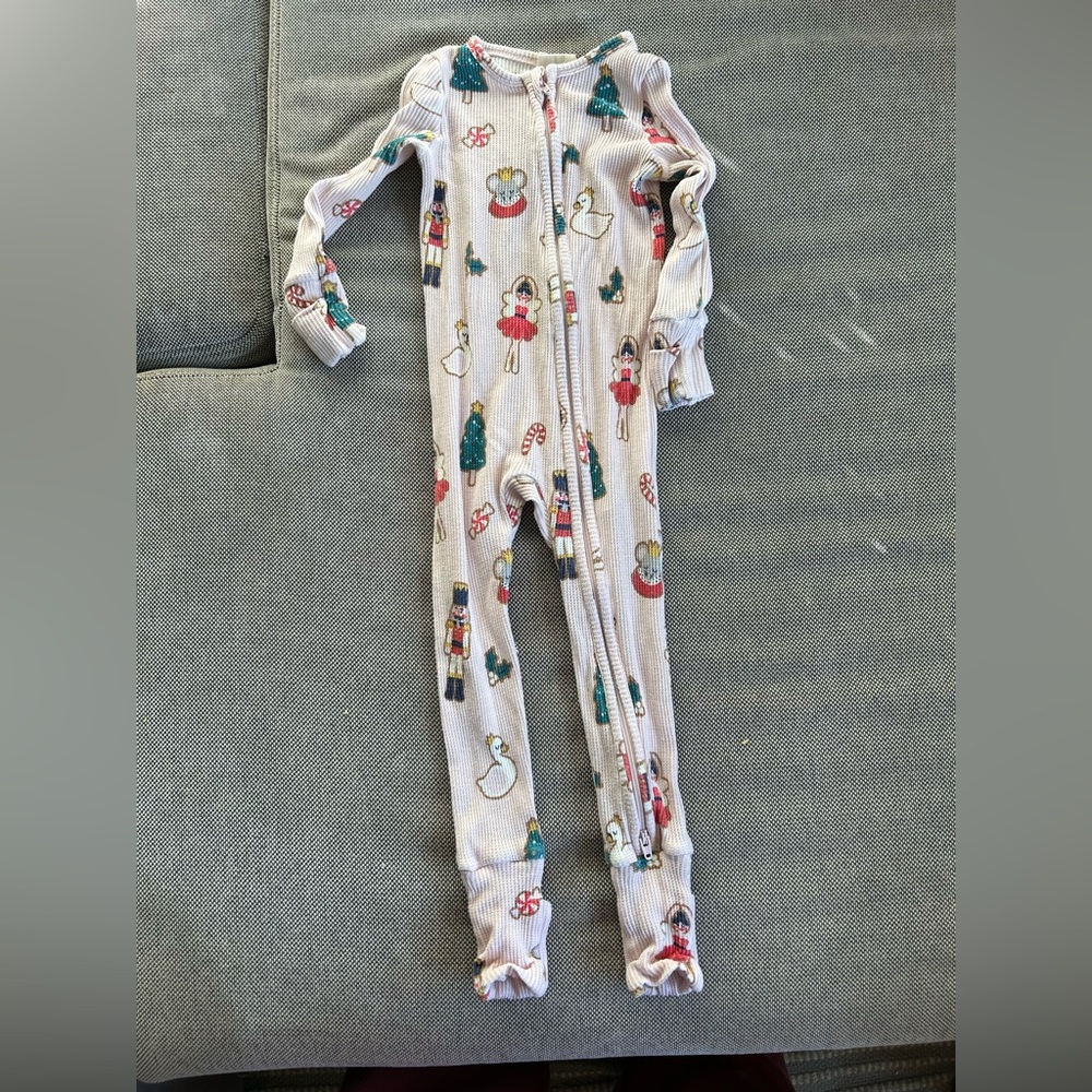 Charming Holiday Nutcracker Kids Footie